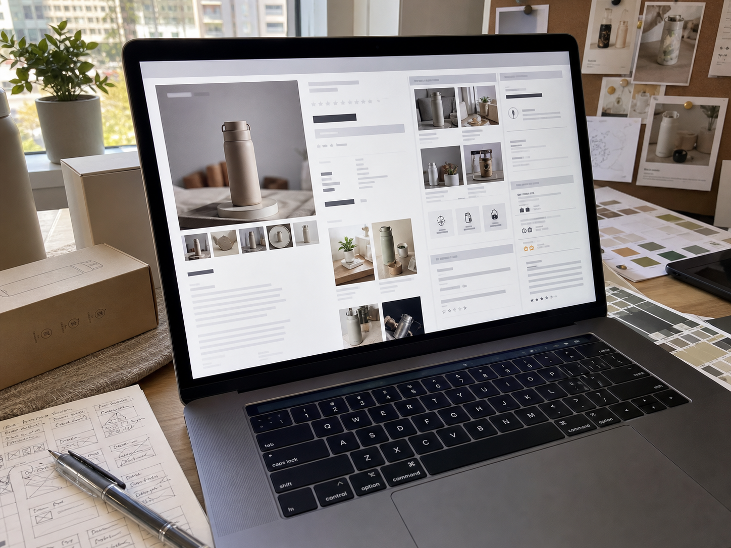 AI 生成商品详情页示意图